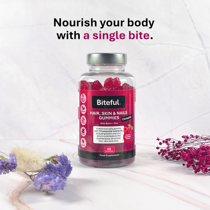 Hair, Skin & Nails Complex Gummies - 60 Vegan Gummies