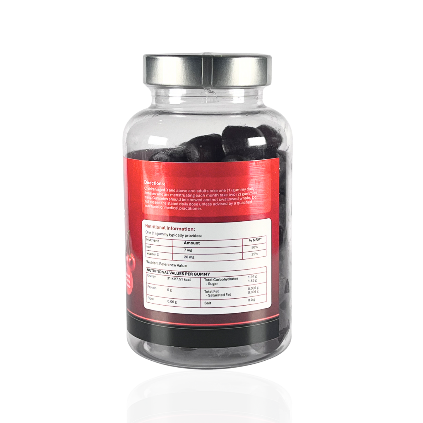 Iron & Vitamin C Gummies - 60 Vegan Gummies