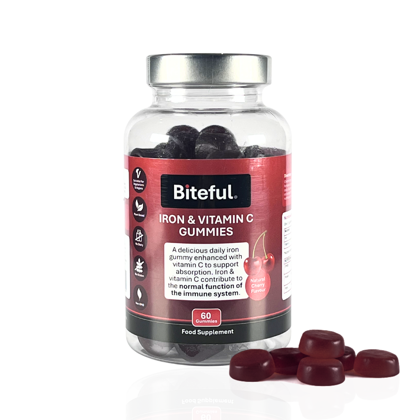 Iron & Vitamin C Gummies - 60 Vegan Gummies
