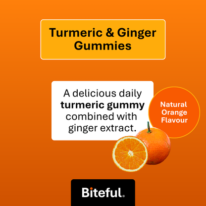 Turmeric & Ginger Gummies - 60 Vegan Gummies