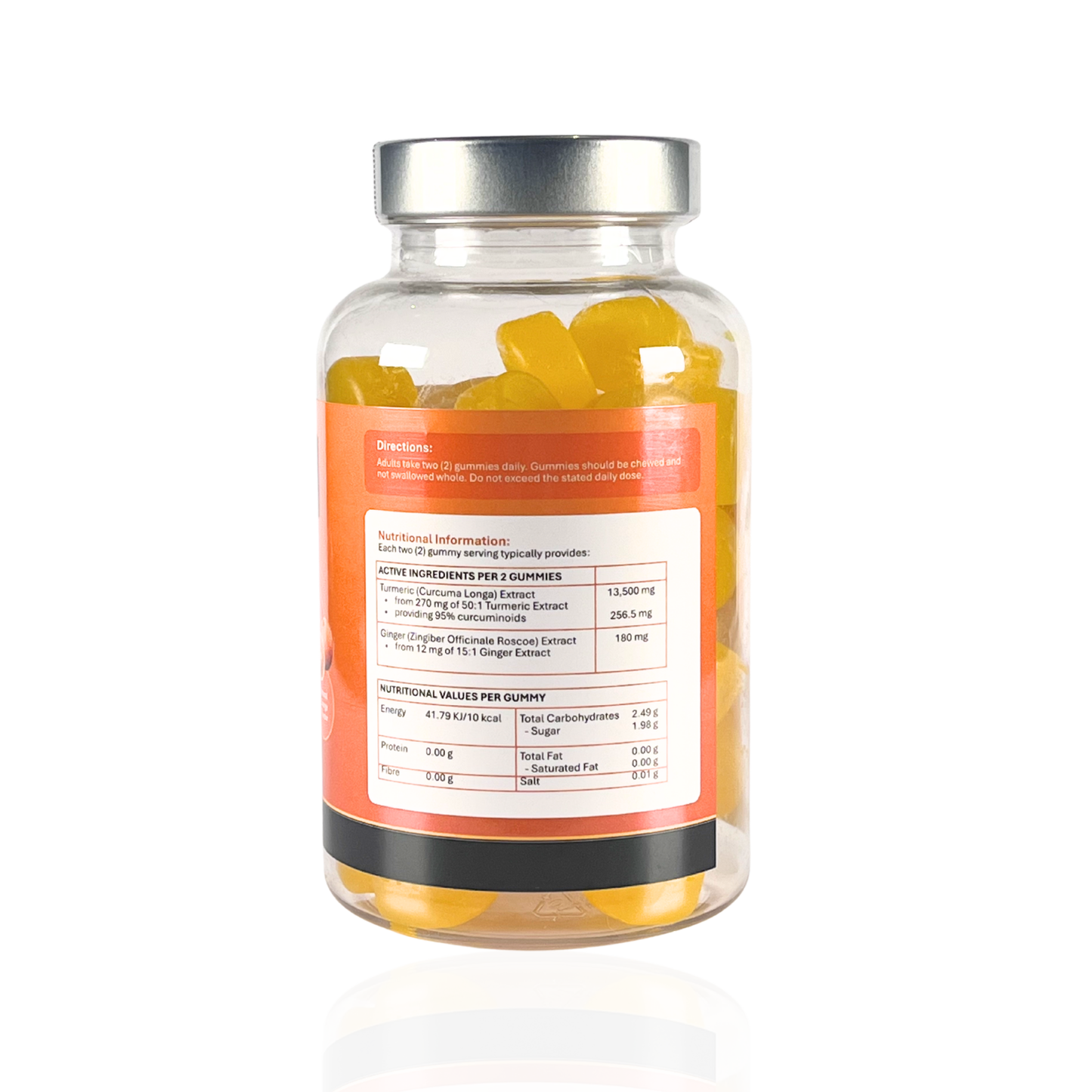 Turmeric & Ginger Gummies - 60 Vegan Gummies