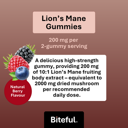 Lion's Mane Gummies - 60 Vegan Gummies