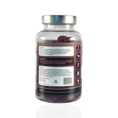 Lion's Mane Gummies - 60 Vegan Gummies