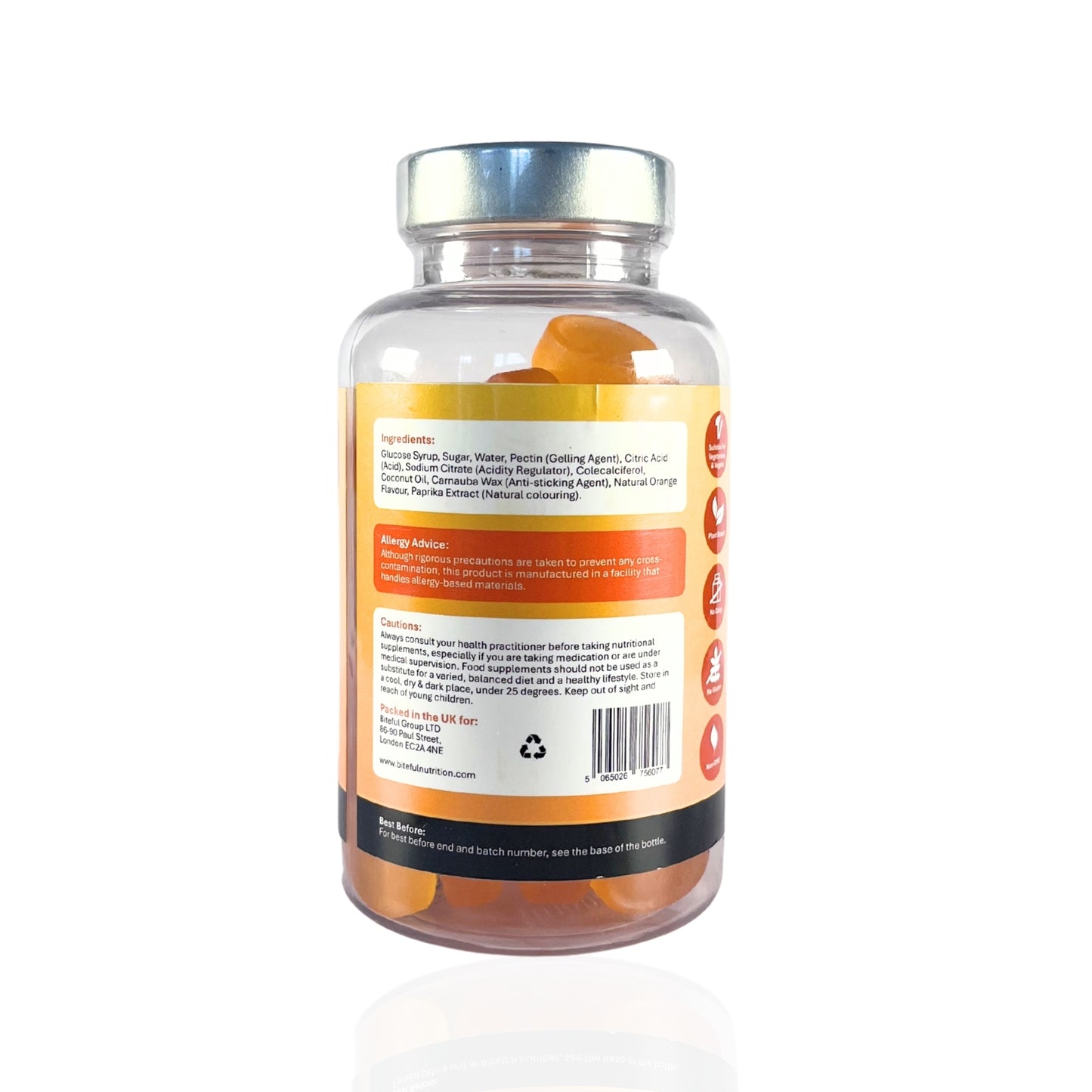 Vitamin D3 Gummies - 60 Vegan Gummies
